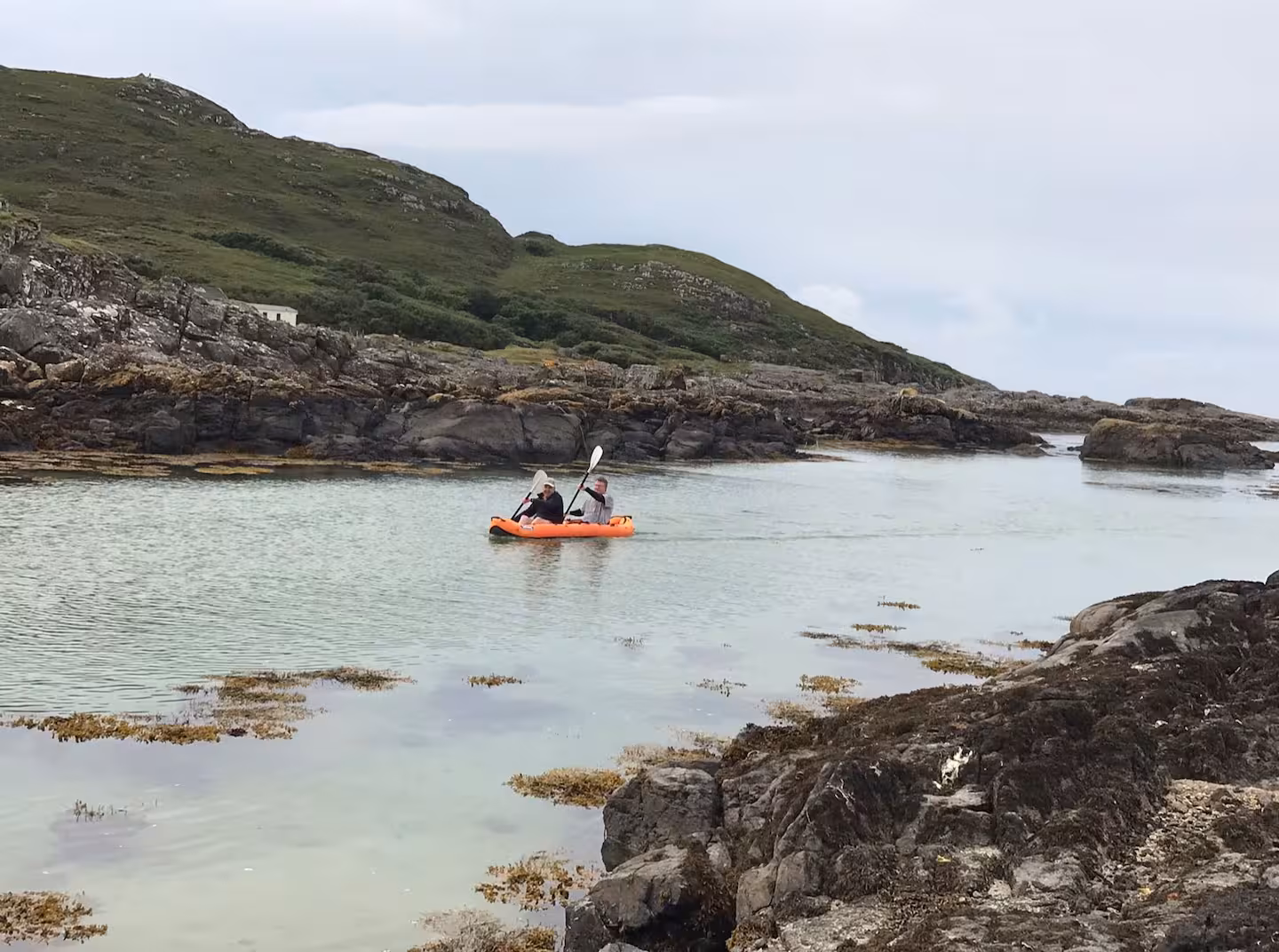 Kayaking in Portuairk Bay